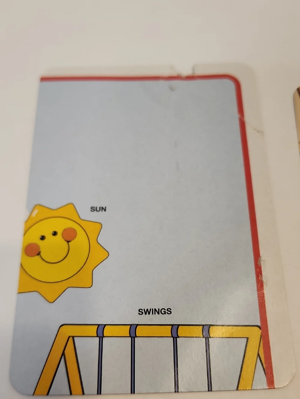 Kids Learning Puzzles Multi-Color Educational Flash Set Word Cards, Back N Front